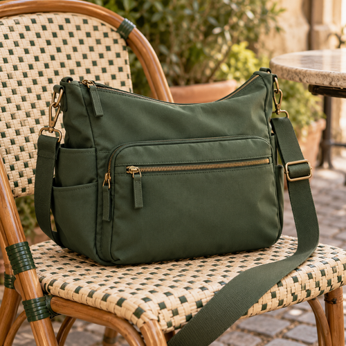 Fynelto walking bag — AI-generated illustrative product image