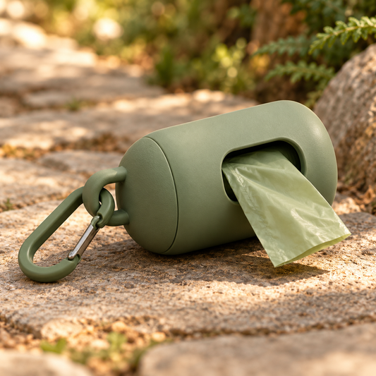 Fynelto waste bag holder — AI-generated illustrative product image